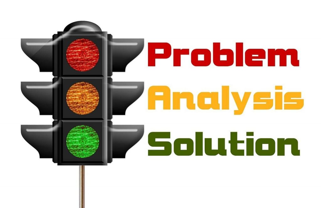 Image  for 'What is a functional requirement' article.
The image shows a traffic light with the colours representing, Problem, Analysis and Solution. Before creating a requirement it is essential to define the problem. Defining a requirement involves an analysis of the problem. Implementing the requirement provides a solution.